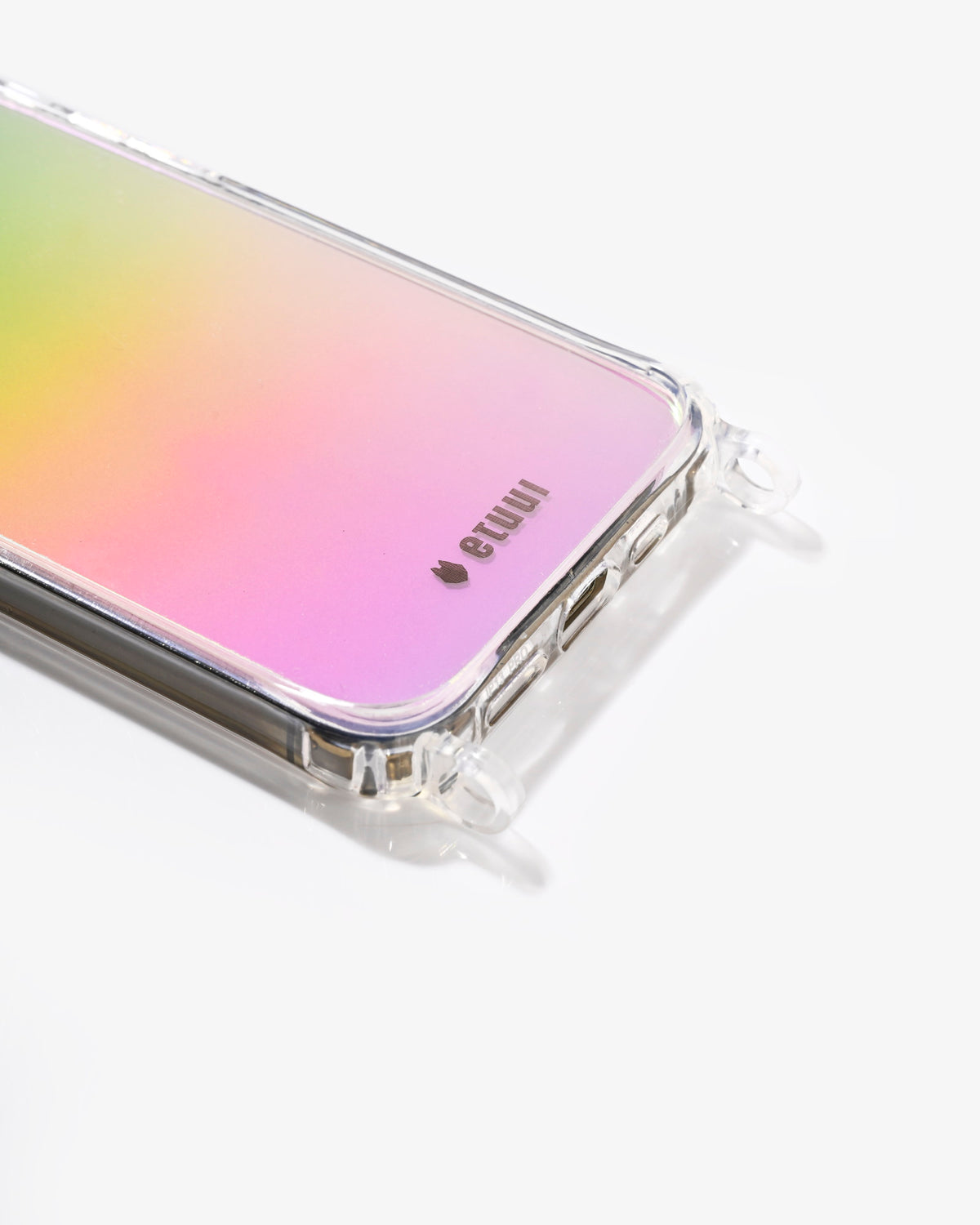 Clear Case Rainbow with eyelets