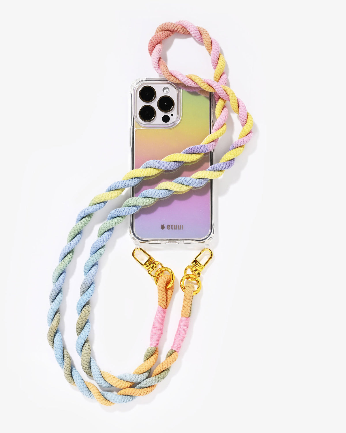 Set Clear Rainbow Case and Rainbow Swirl Skinny