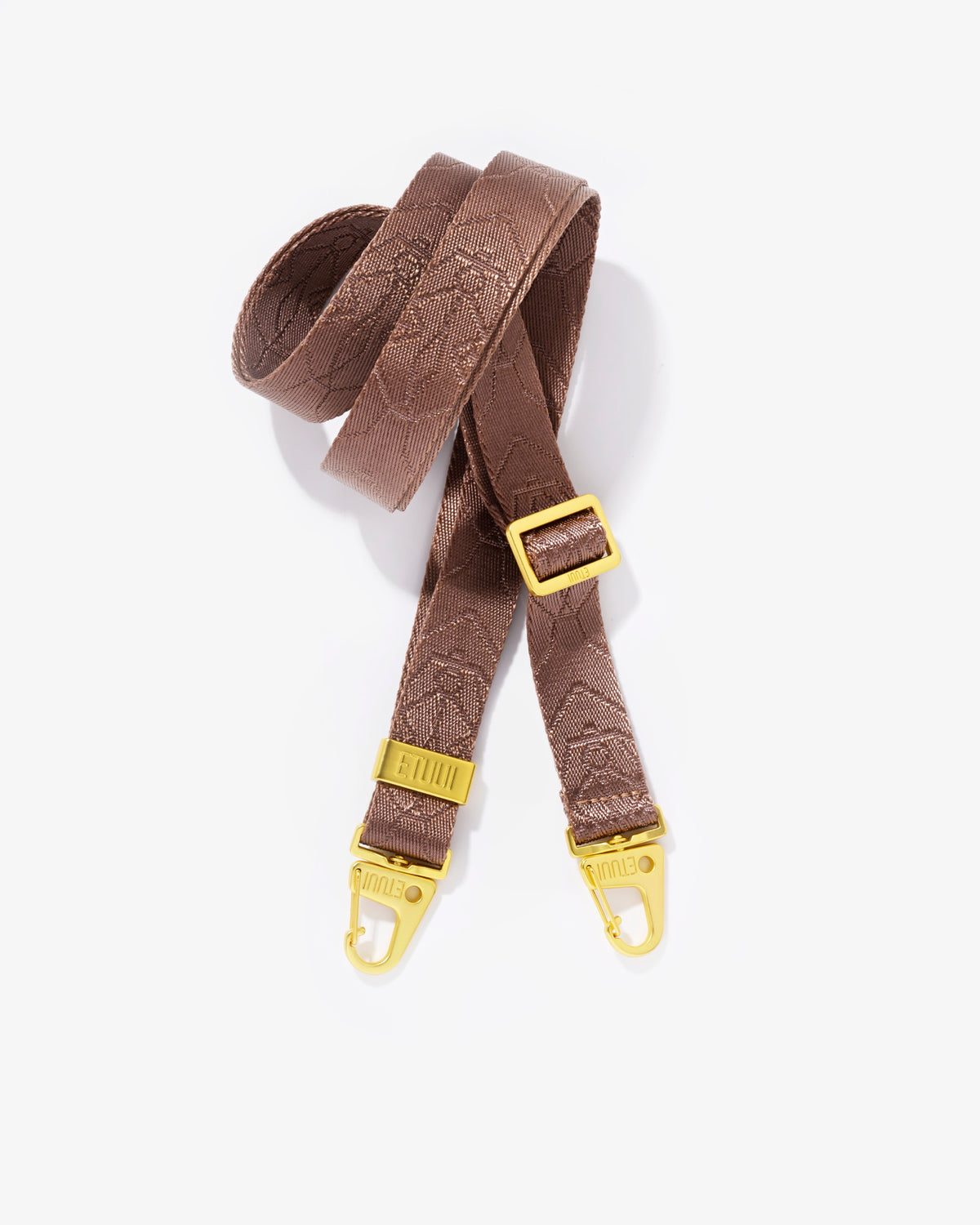 Chicago cell phone chain - Gold More Walnut