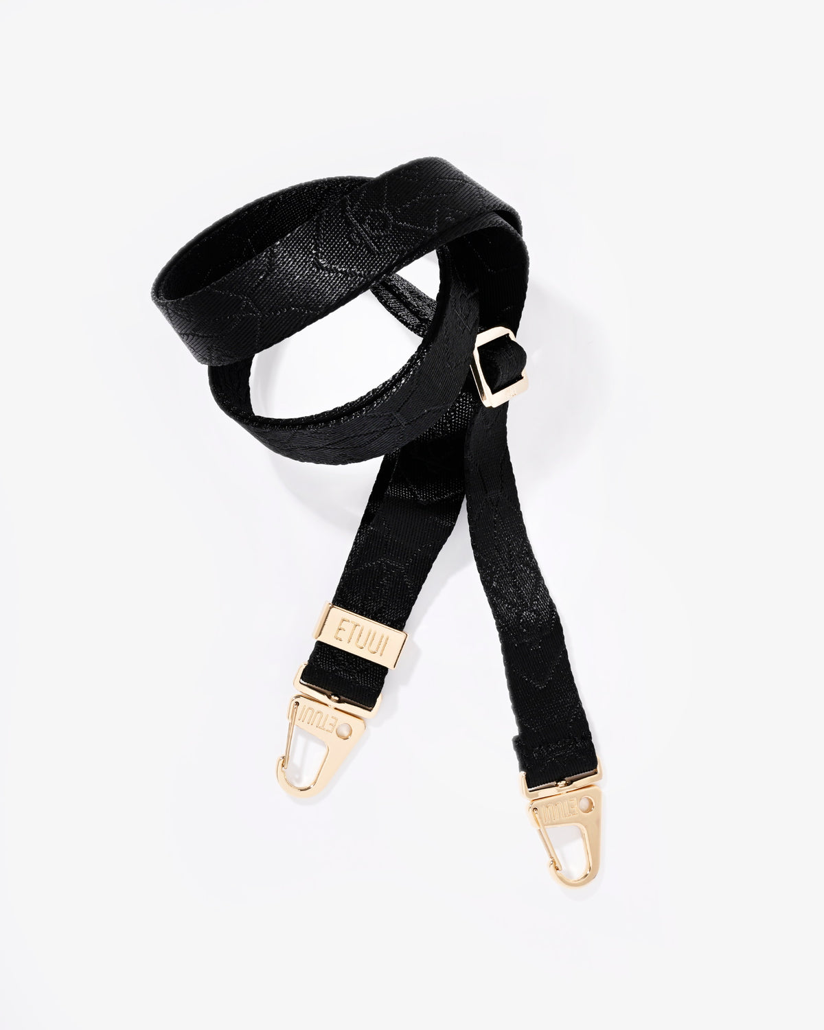 Chicago cell phone chain - Gold Black