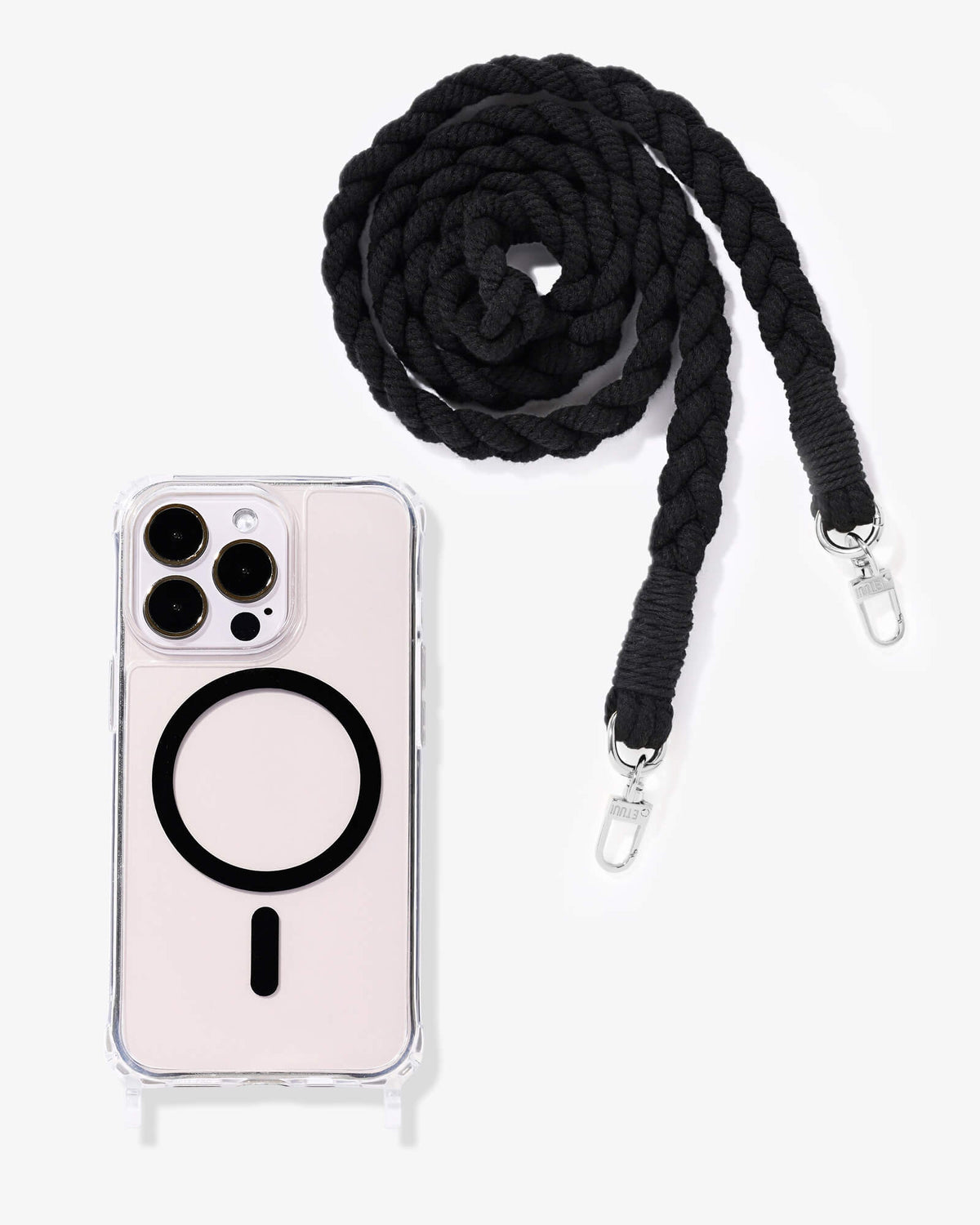 Set Clear Case Magsafe black and Elsa black