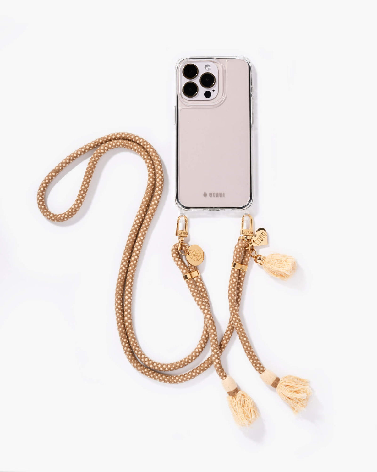 Set Clear Case und Cappuccino Original Handykette