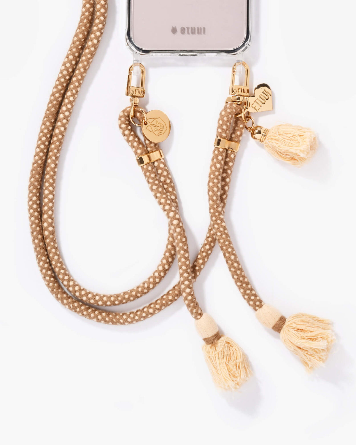 Set Clear Case und Cappuccino Original Handykette