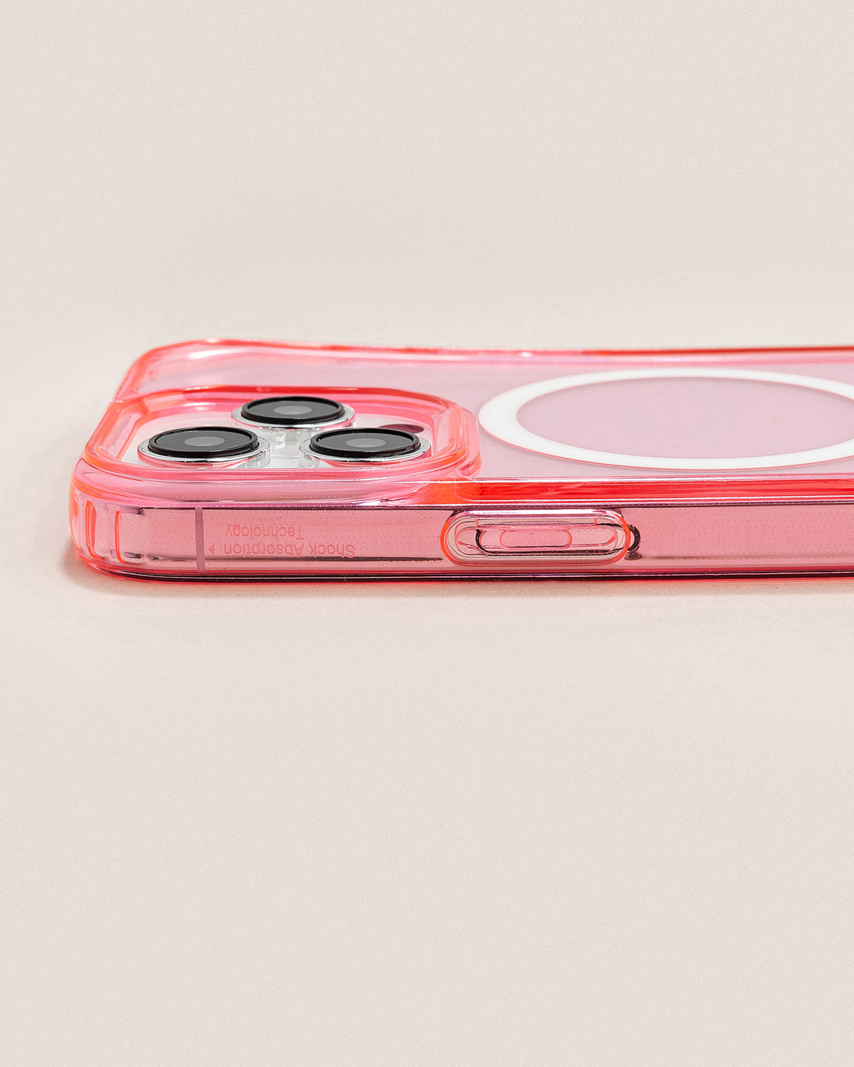 Clear Case Pink MagSafe