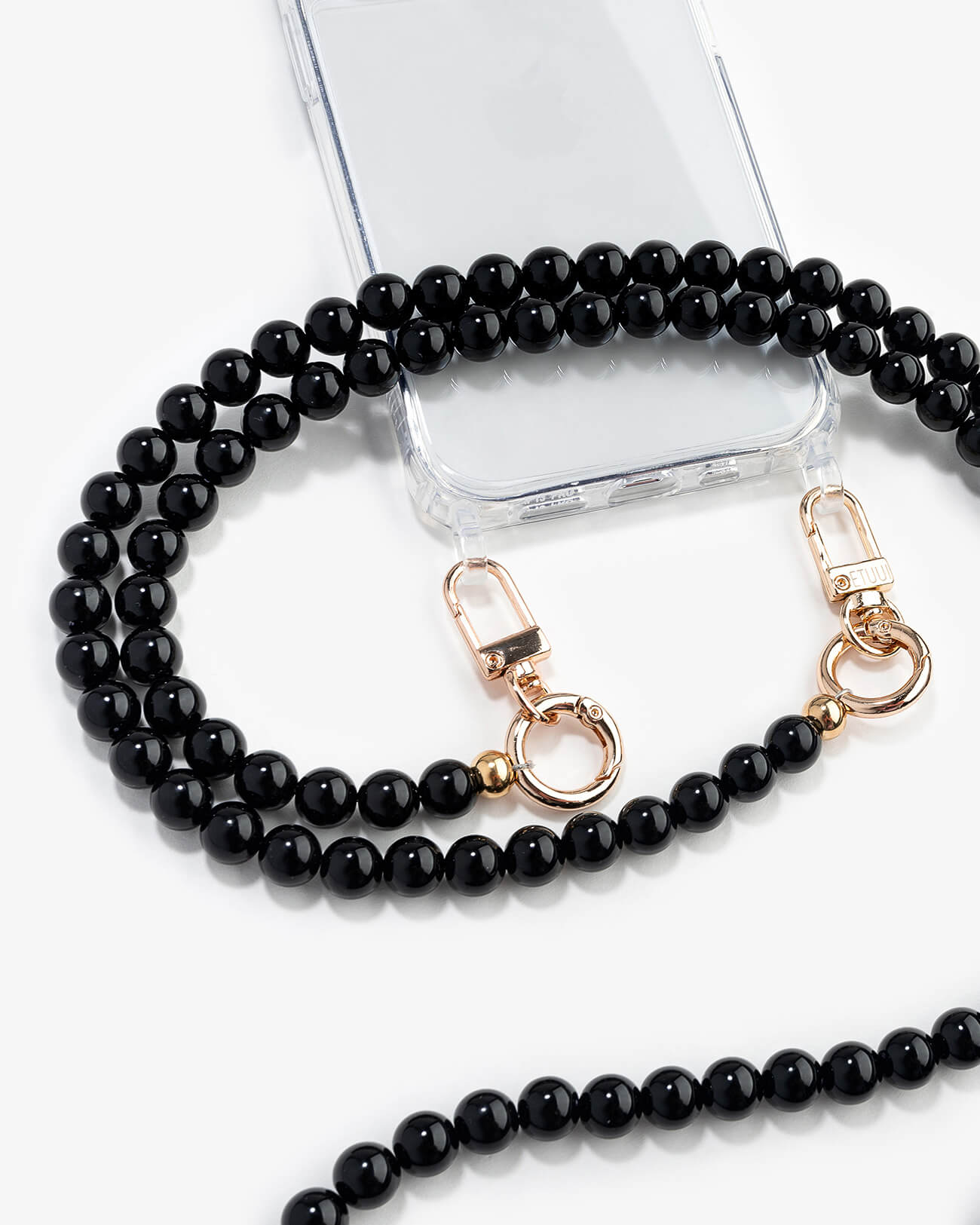 Set Clear Case with Emily Chain Single Black