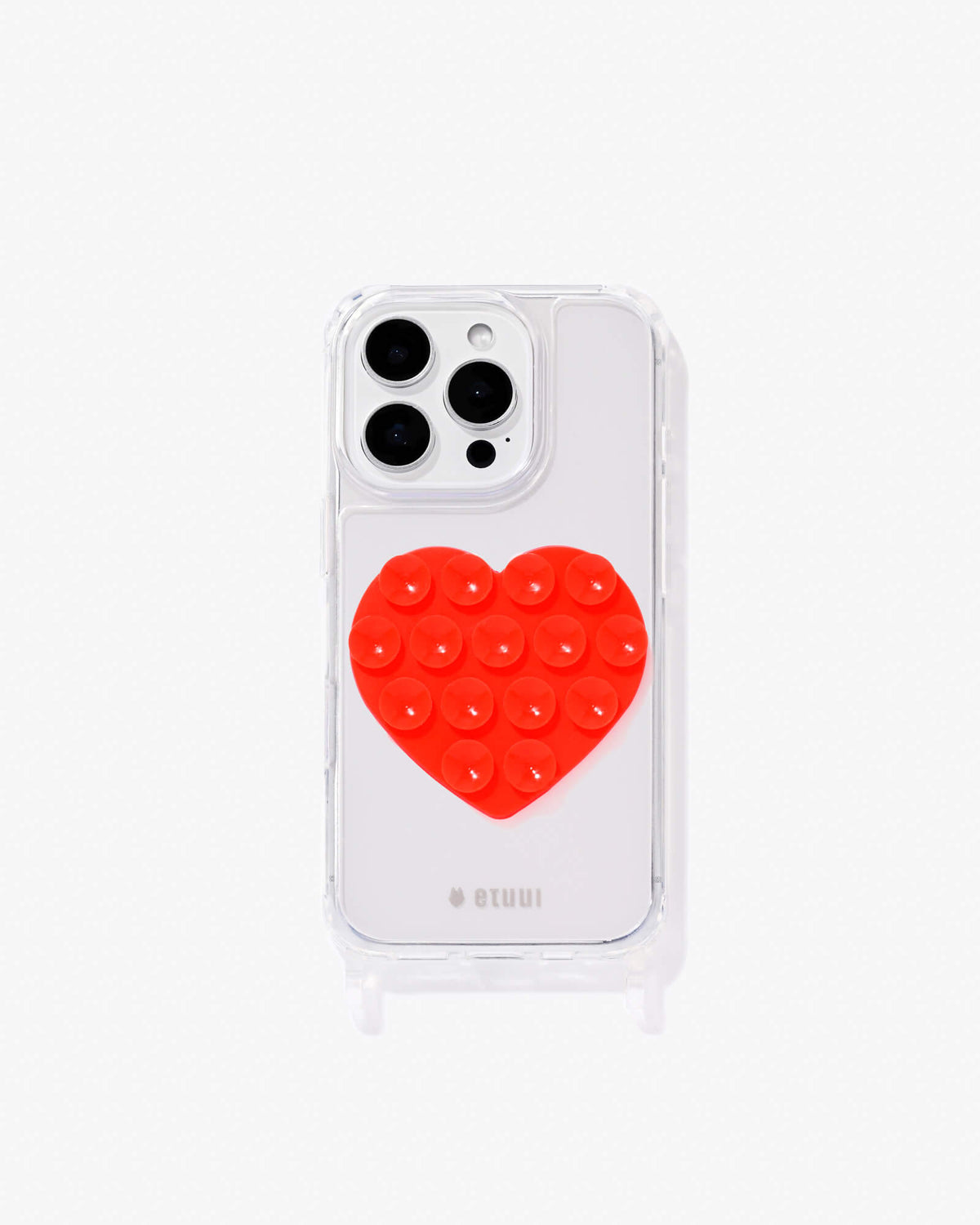 Suck Button Heart Red