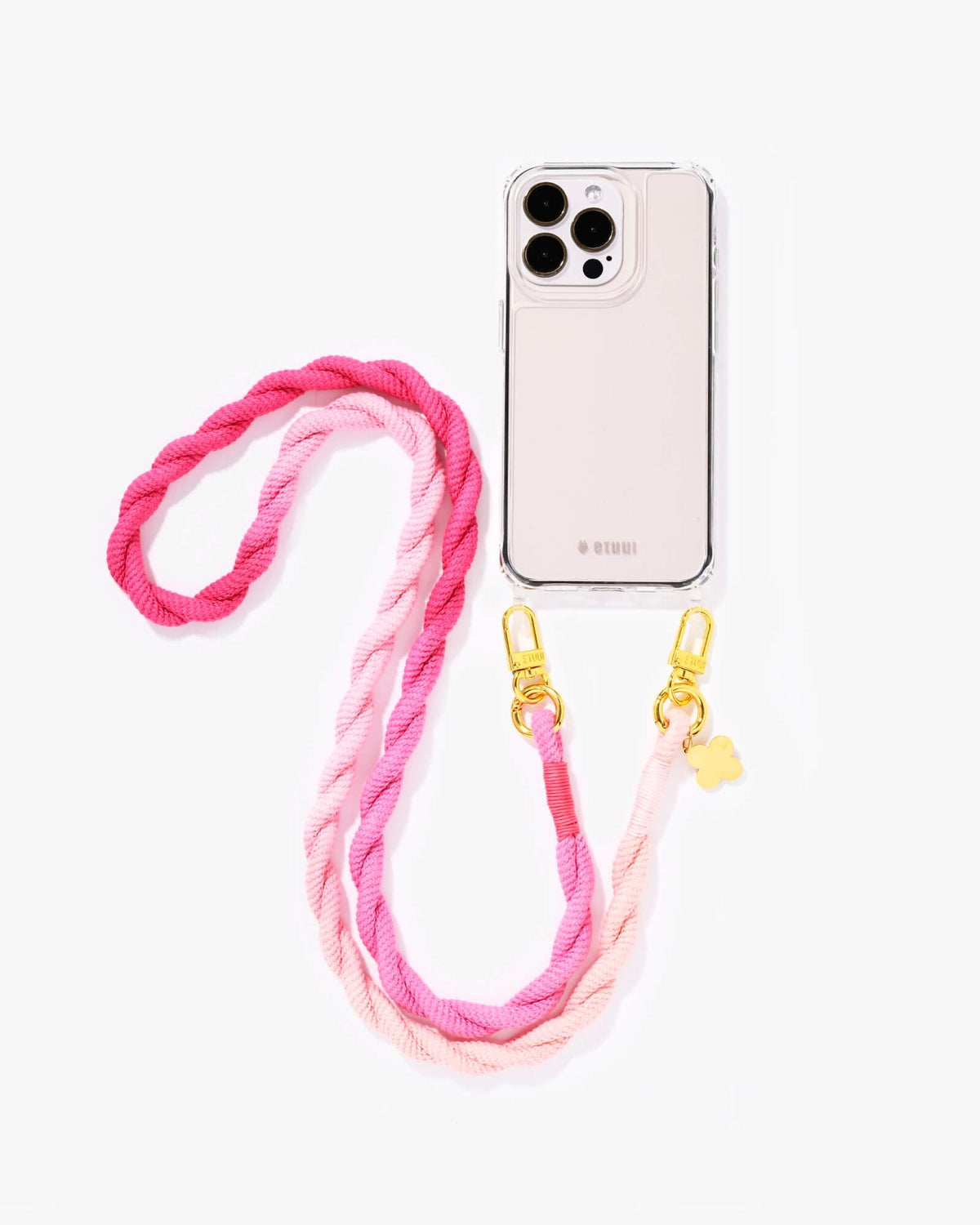 Set Clear Case with Swirl Pink