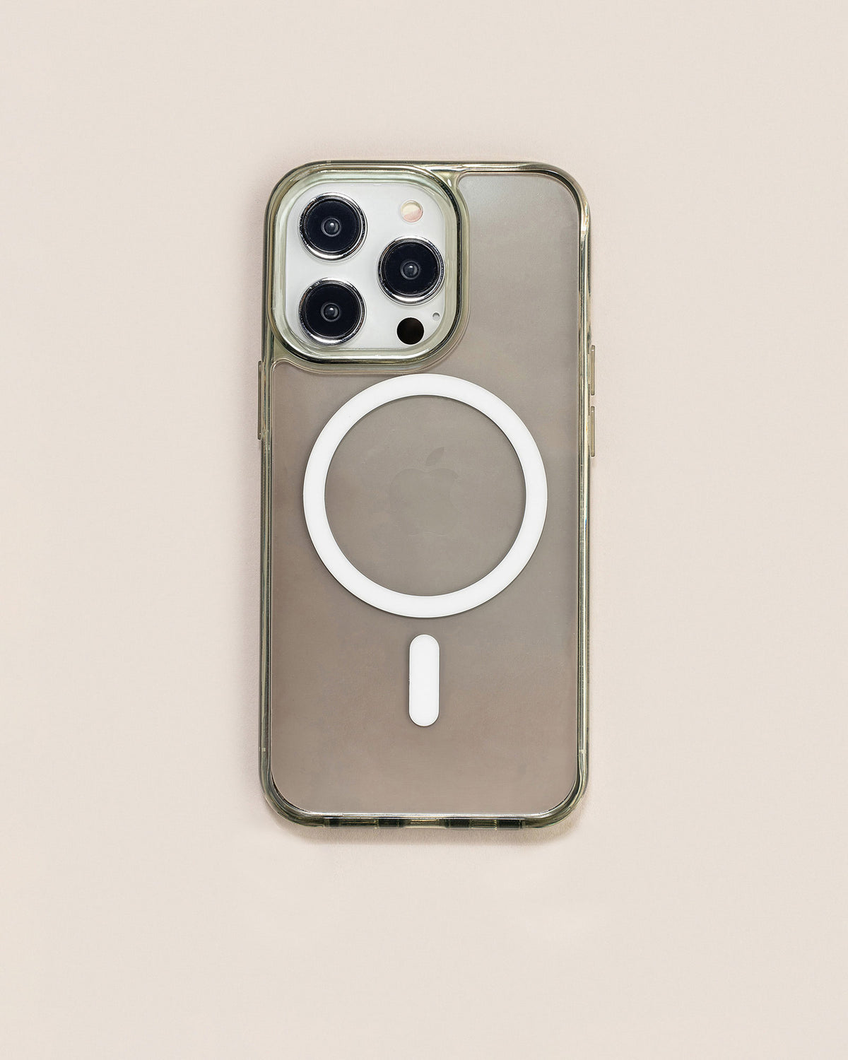 Clear Case Olive MagSafe