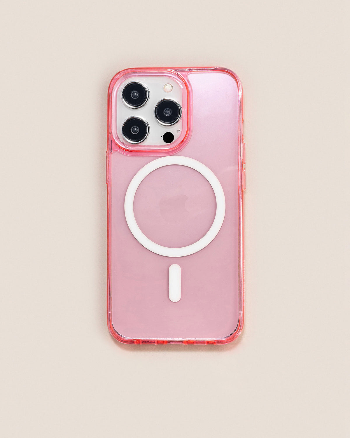 Clear Case Pink MagSafe