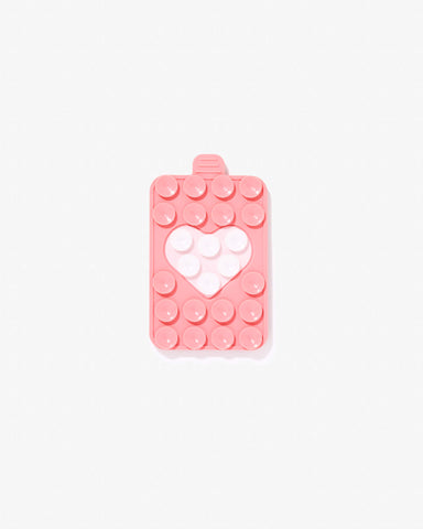 Suck Button Square Pink