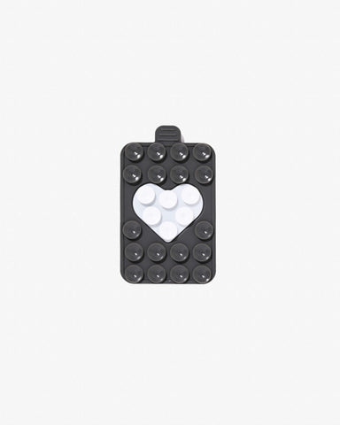 Suck Button Square Schwarz