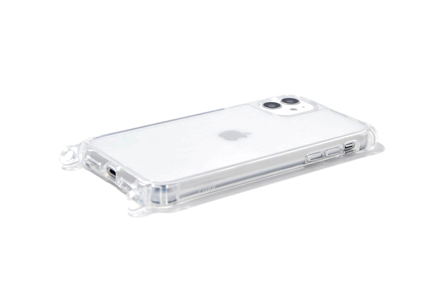 Set Clear Case & Audrey Chain lang Silber/Silber