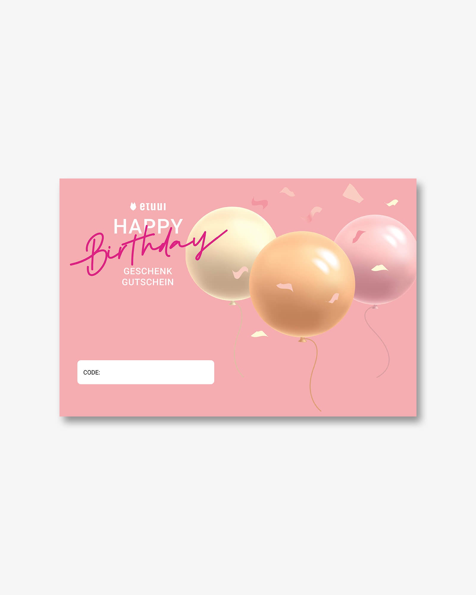Digital Happy Birthday voucher