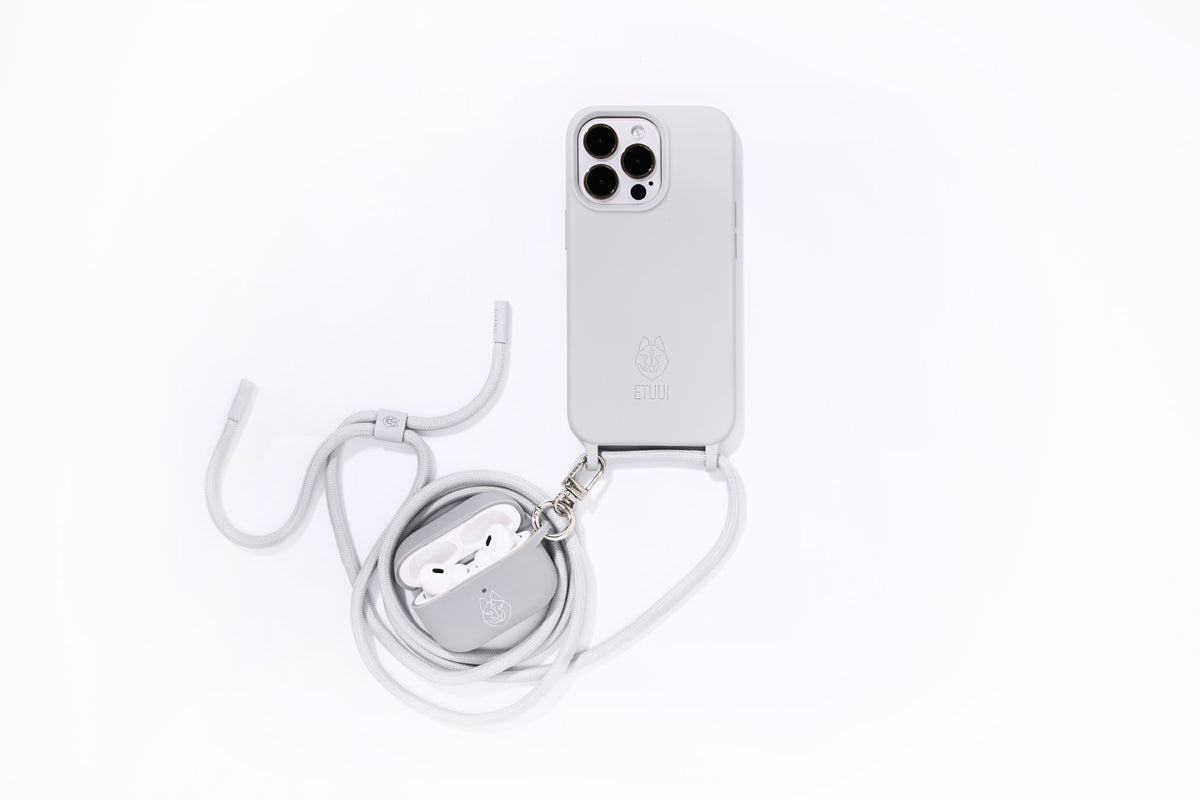 Silikon AirPod Pro 2 Case Oyster Silber