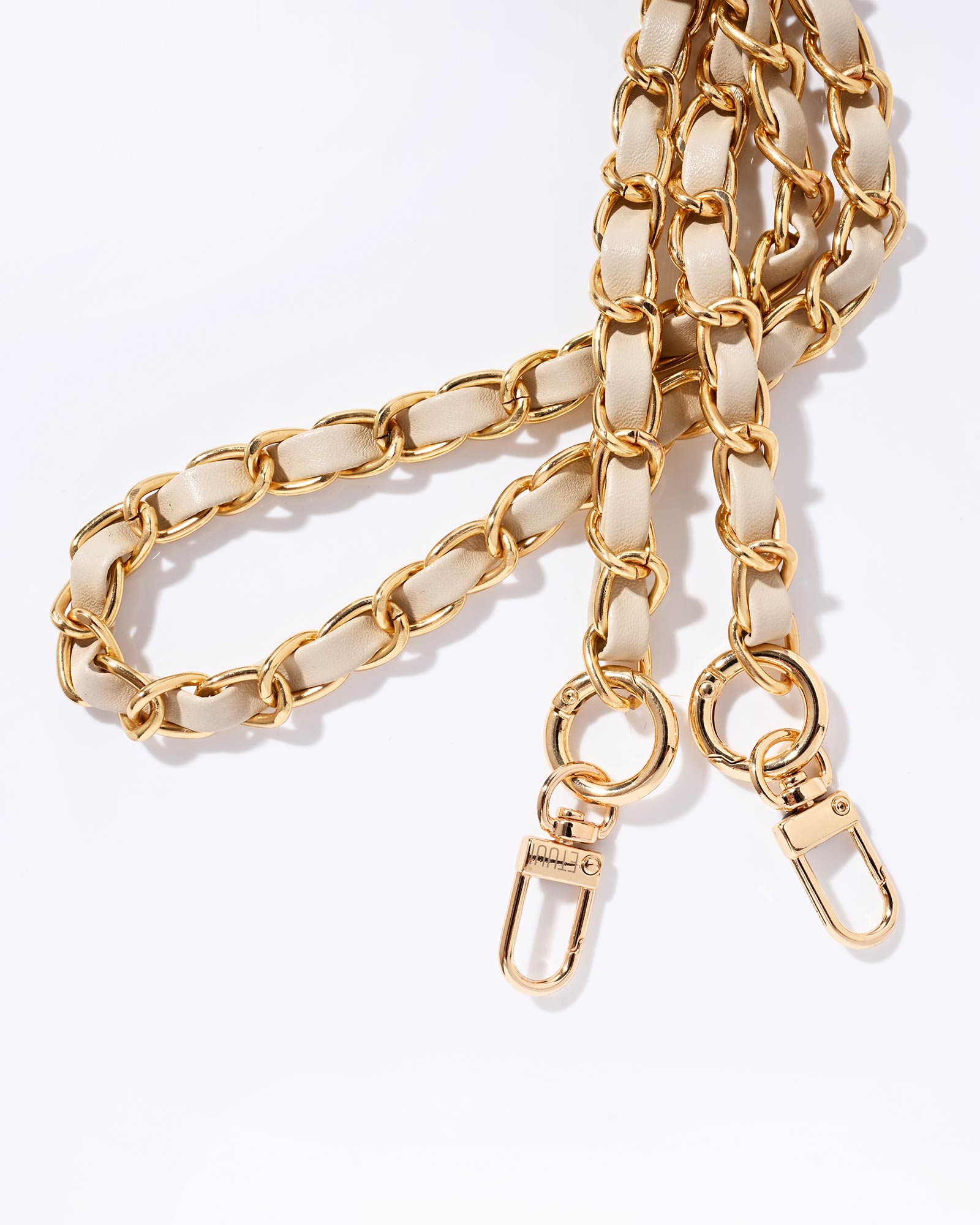 Audrey Chain Beige Gold