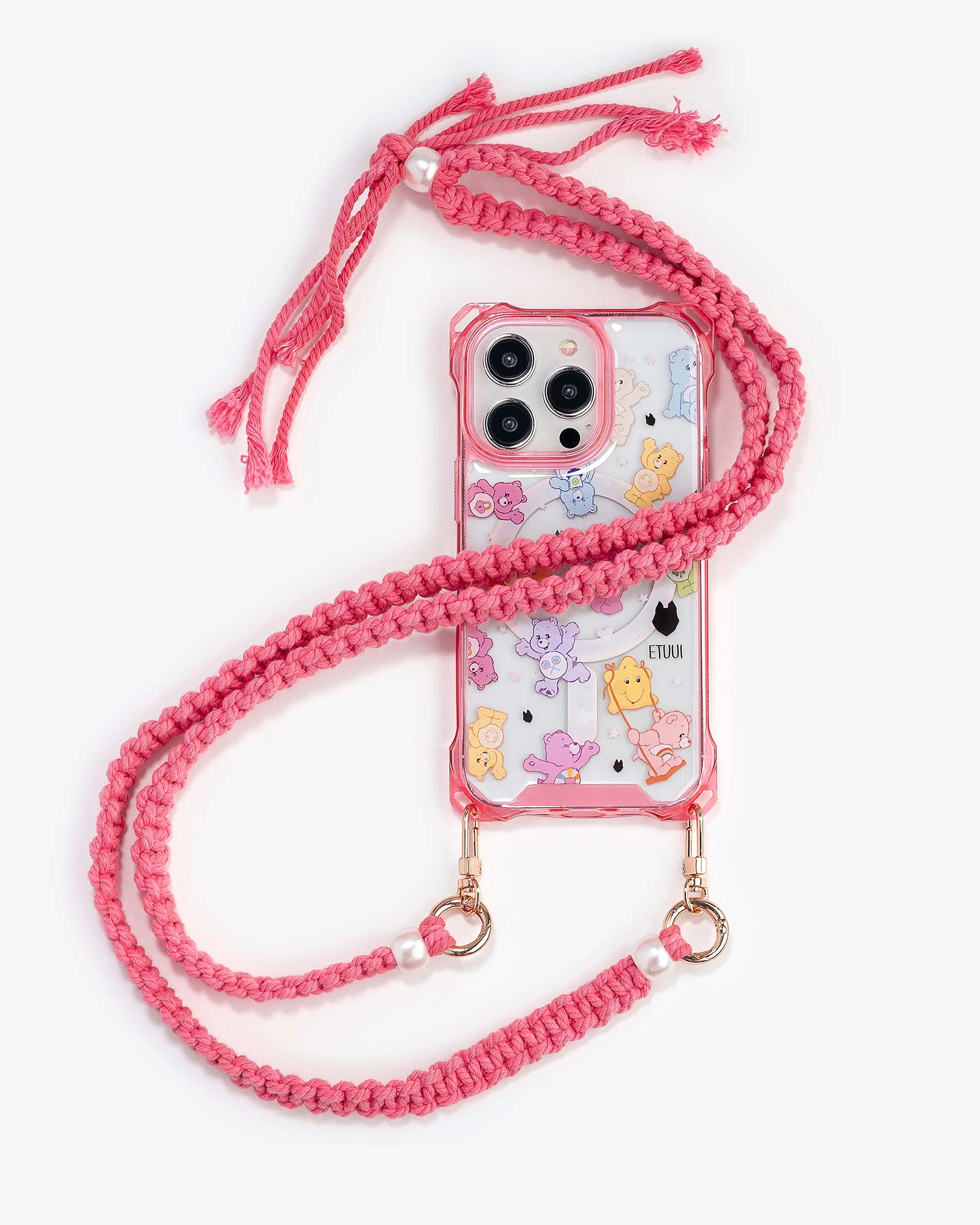 Marrakesh cell phone strap Pink Care Bear