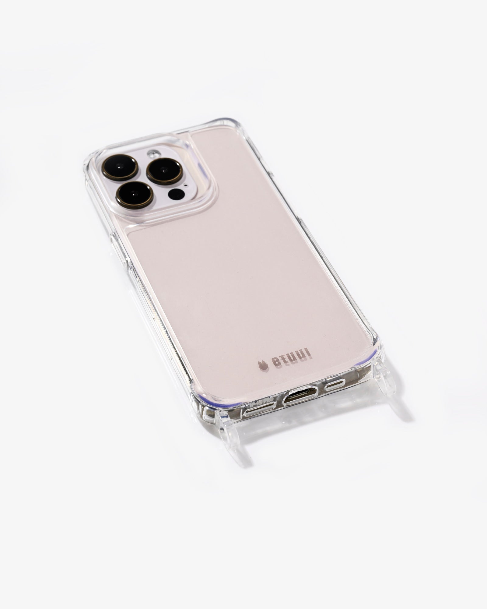 Clear case with eyelets