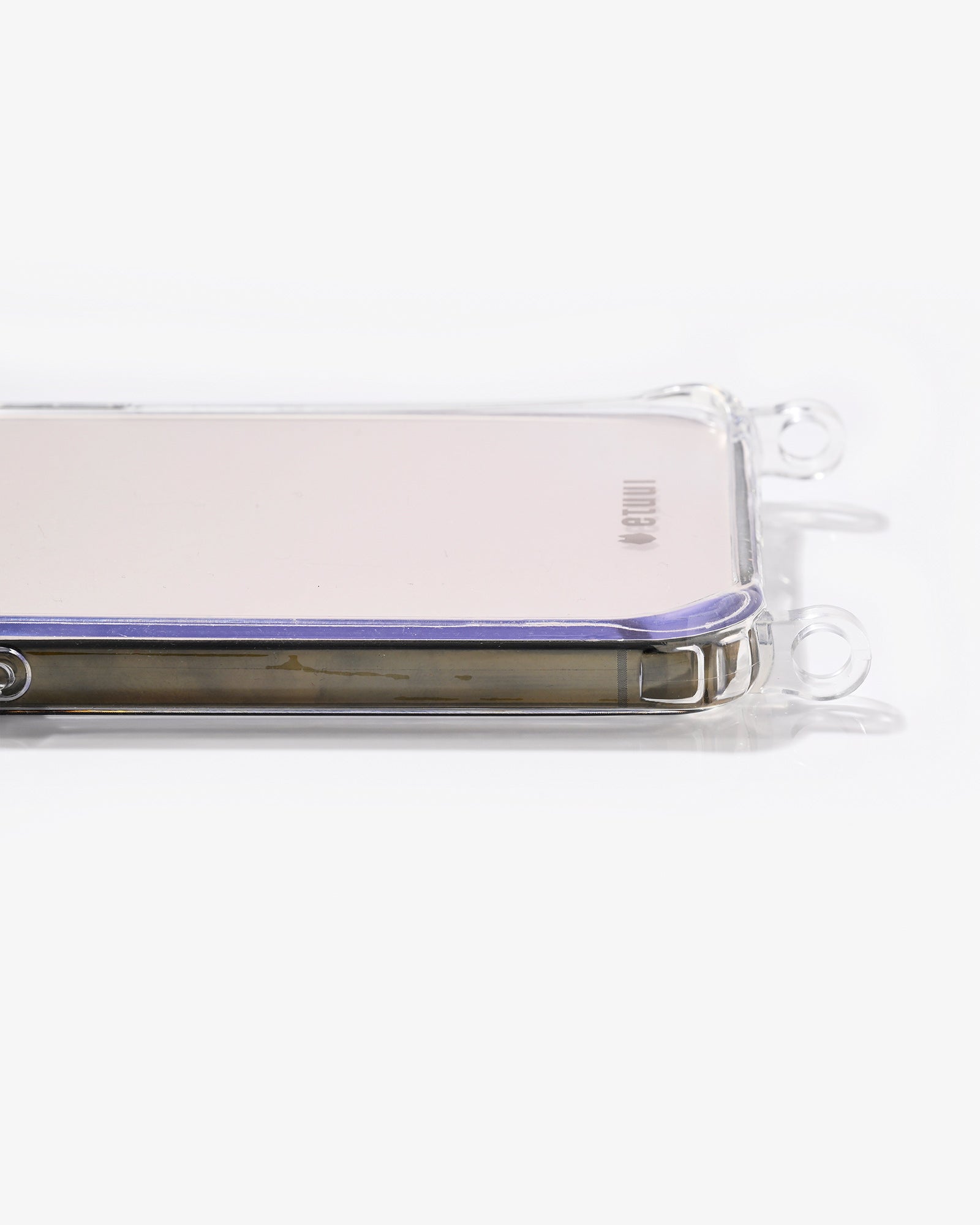 Clear case with eyelets