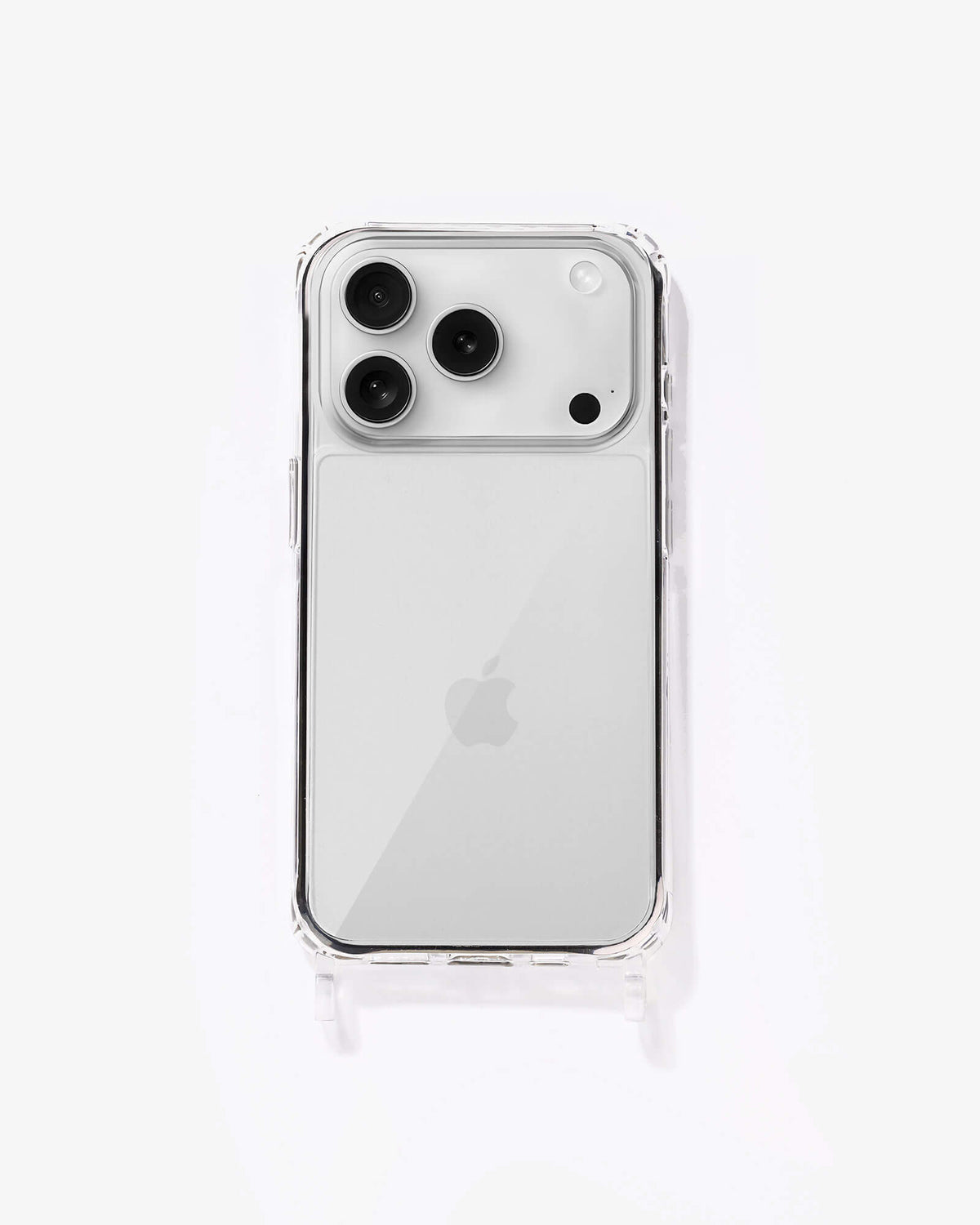 Clear case with eyelets