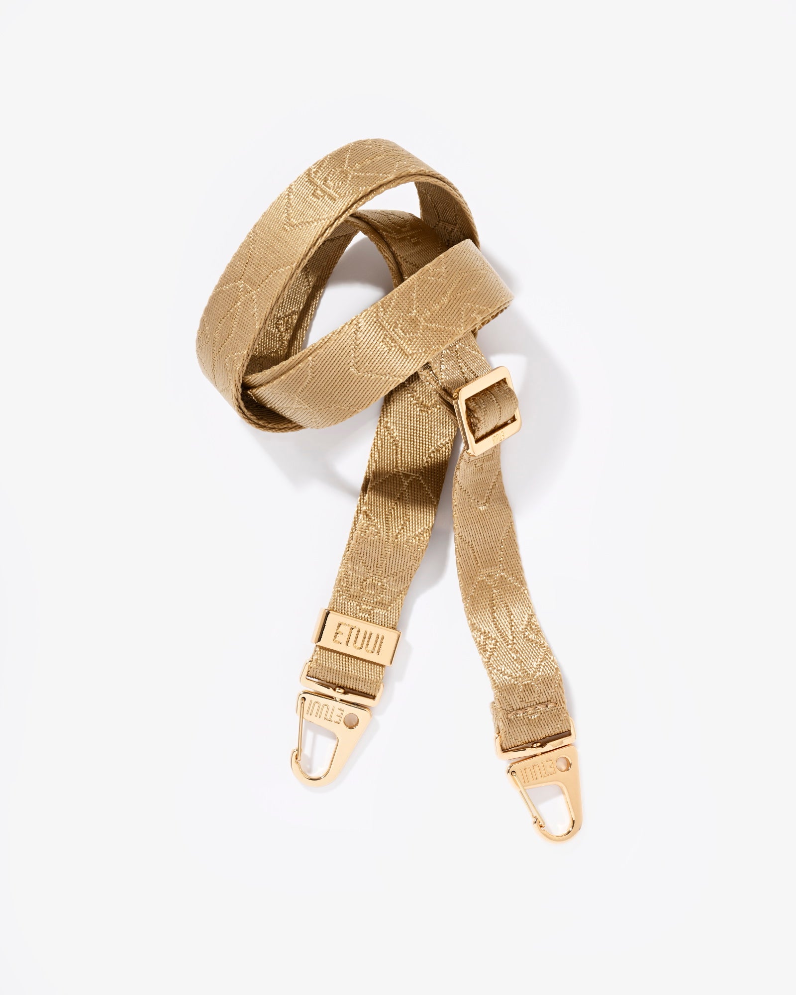 Chicago cell phone chain - Gold Beige