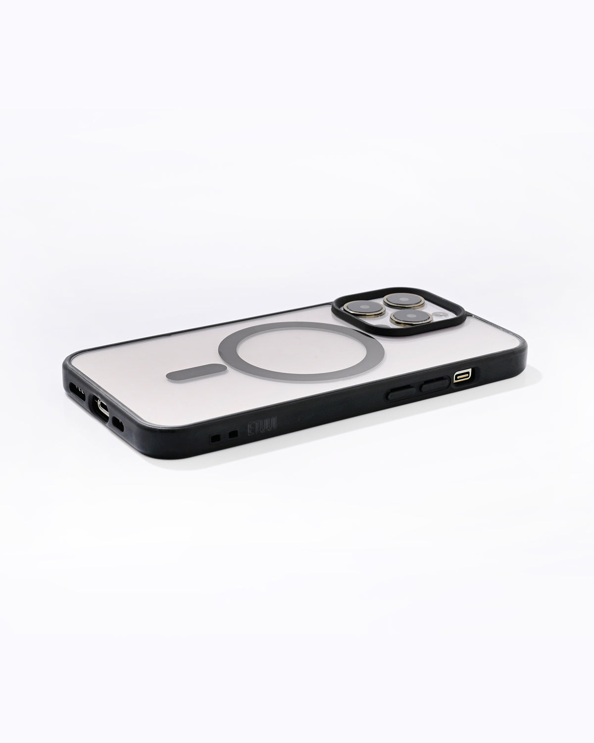 Clear Case without eyelets MAG SAFE black