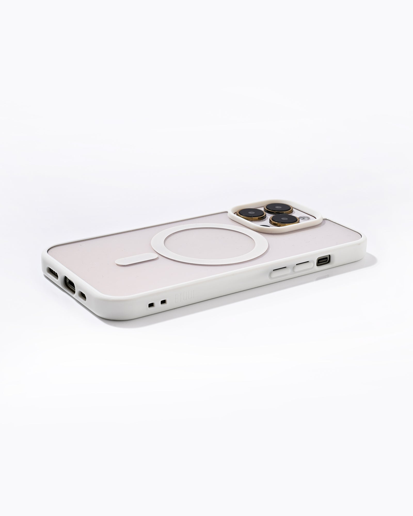 Clear Case ohne Ösen MagSafe Weiß