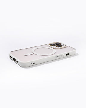 Clear Case ohne Ösen MagSafe Weiß