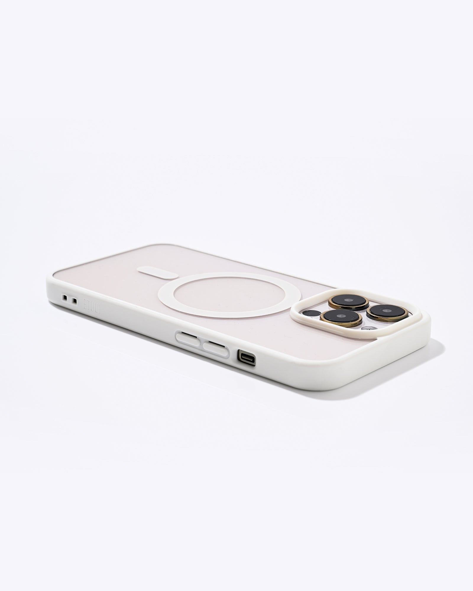 Clear Case ohne Ösen MagSafe Weiß