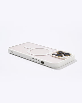 Clear Case ohne Ösen MagSafe Weiß