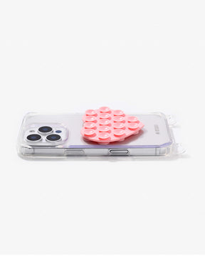 Free Suck Button Heart Pink