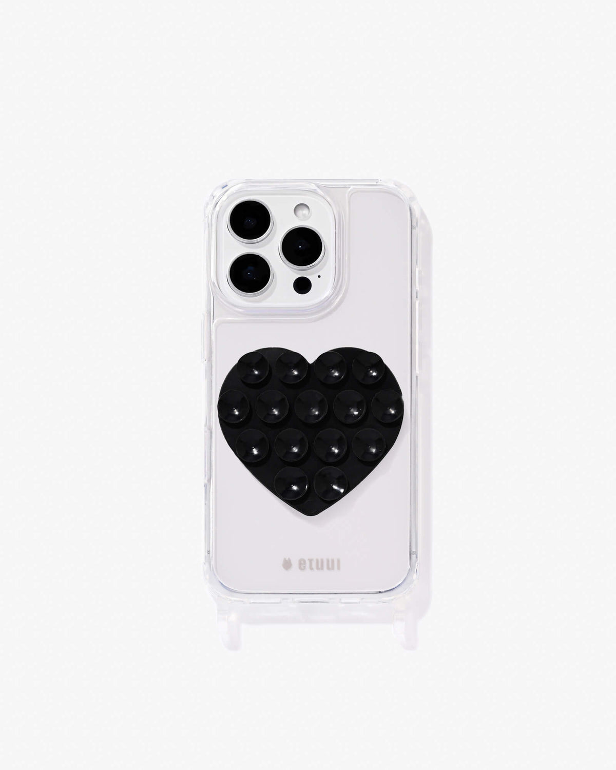 Free Suck Button Heart Black