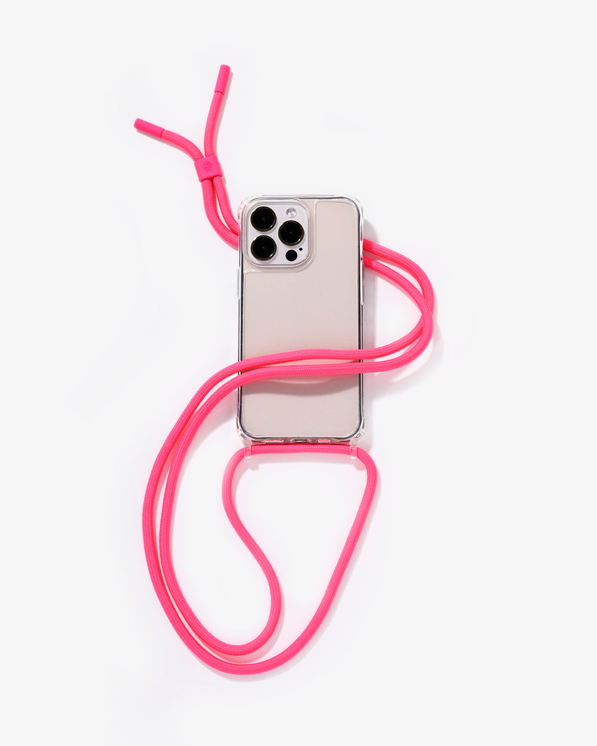 Silk flamingo cell phone strap to change