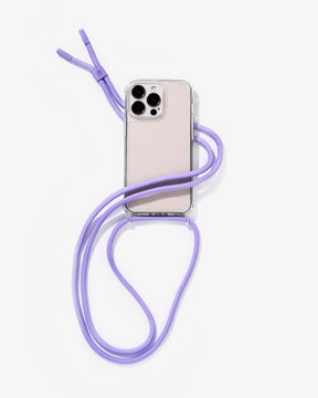 Silk Purple Mobile Phone Chain Change