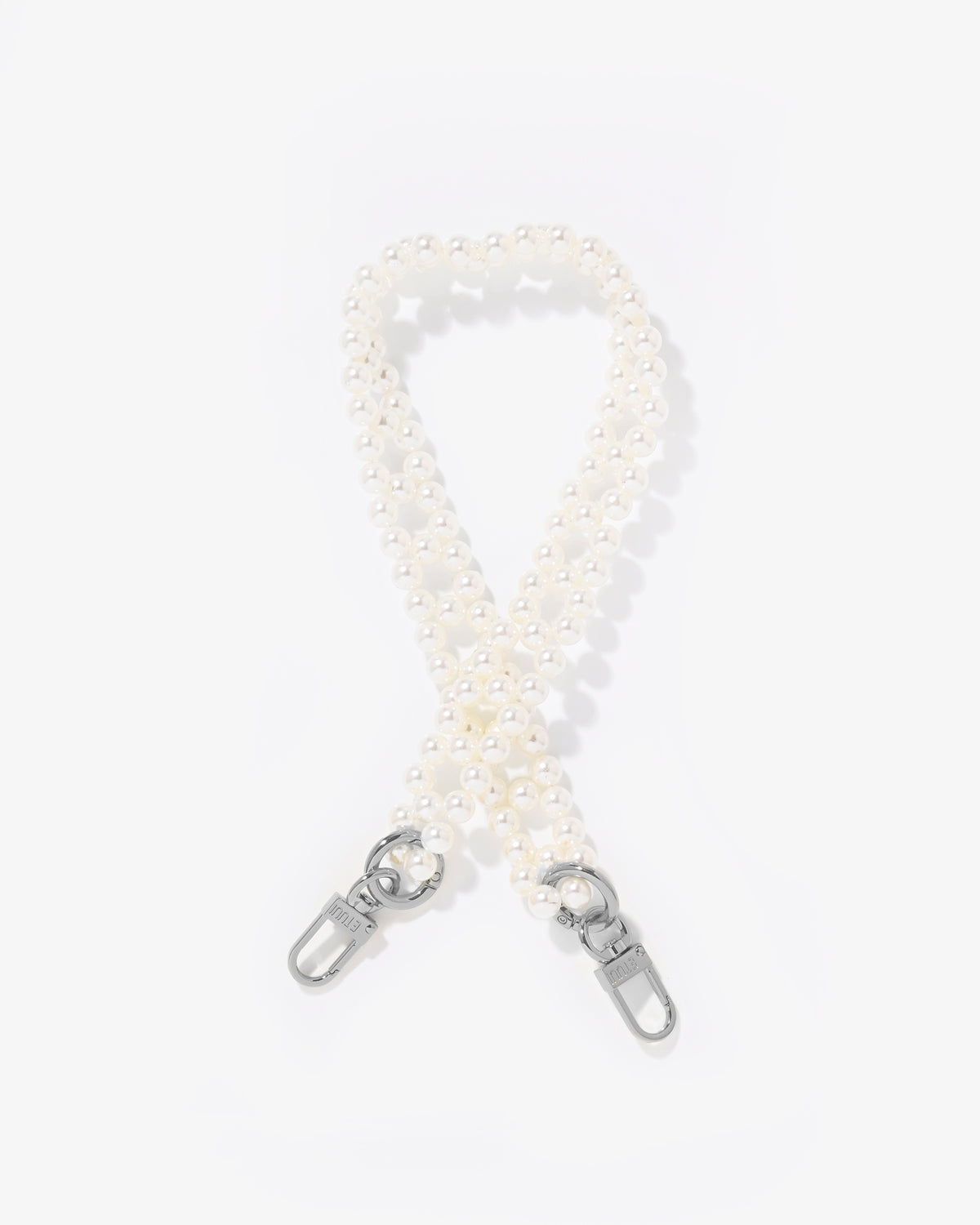 Petit Emily Chain Weiss Silber
