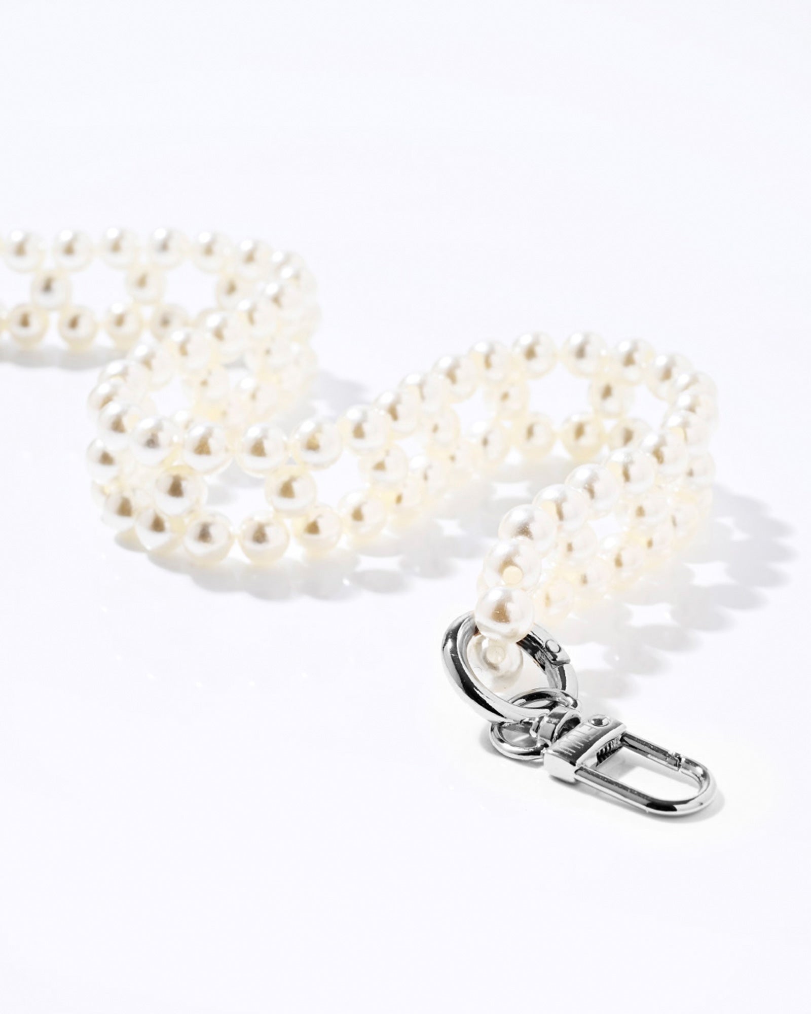 Petit Emily Chain Weiss Silber