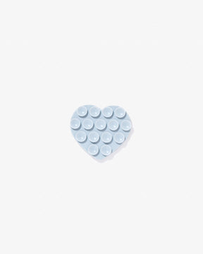 Free Suck Button Heart Denim Blue