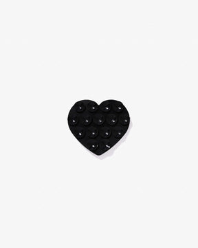 Free Suck Button Heart Black