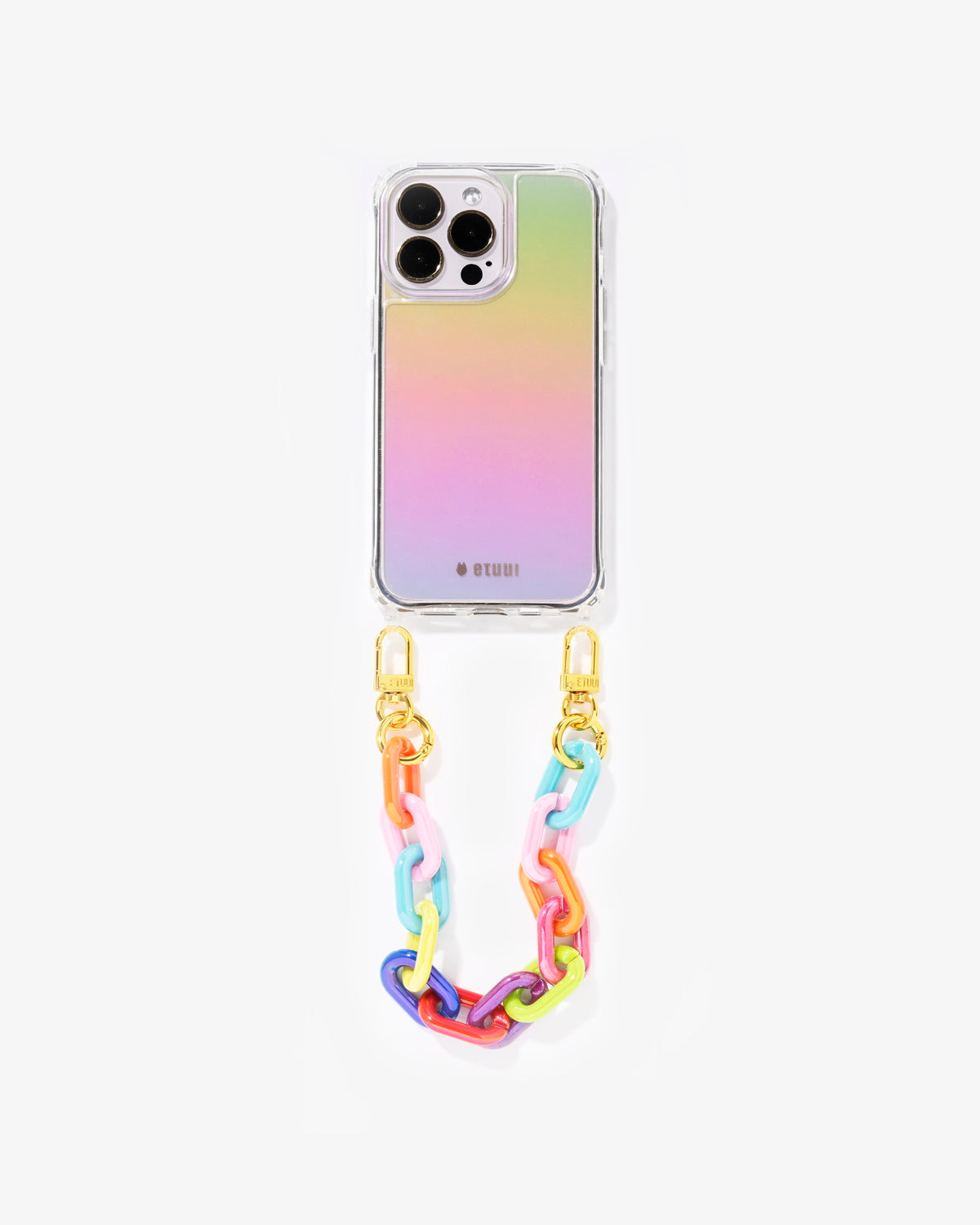 Set Clear Rainbow Case und Candy Chain Rainbow Neon