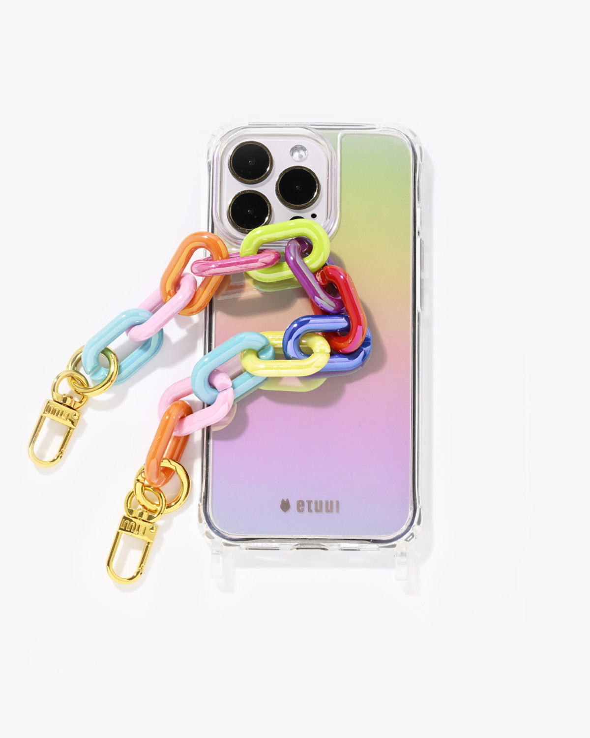 Set Clear Rainbow Case und Candy Chain Rainbow Neon
