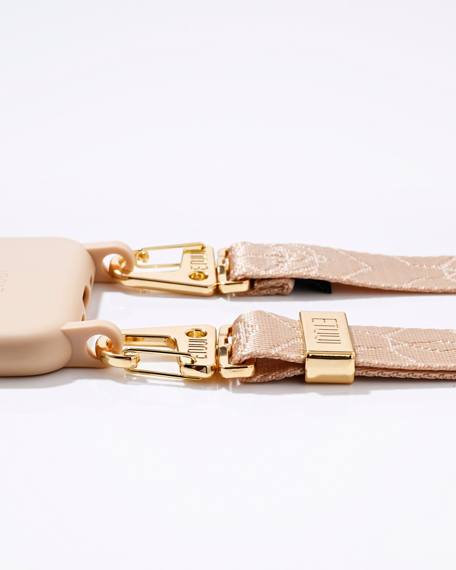 Chicago cell phone chain - Gold Beige