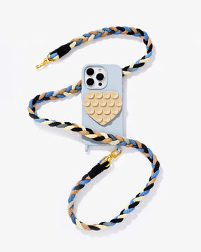 Suck Button Heart Beige