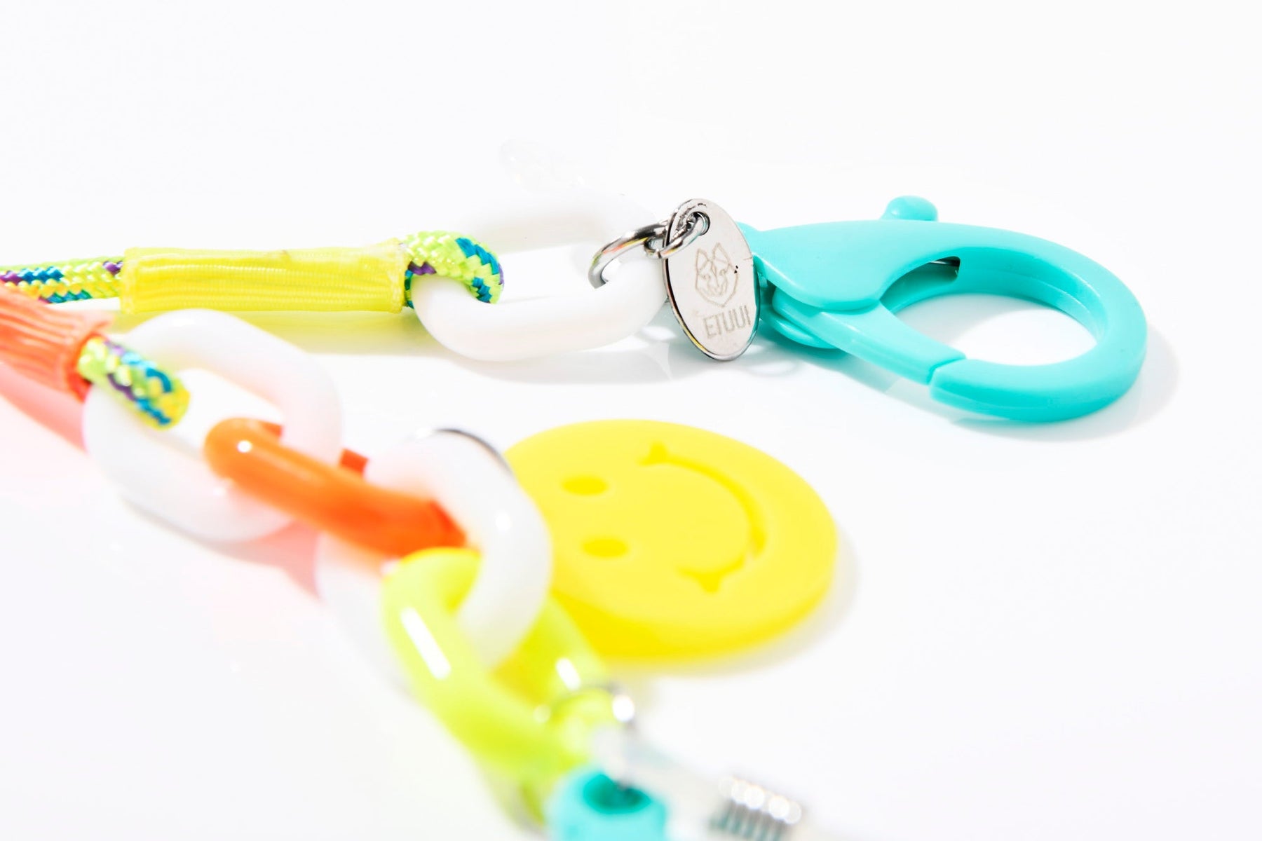 Mask and goggle strap kids-neon yellow