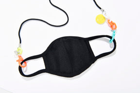 Mask and goggles strap kids-black
