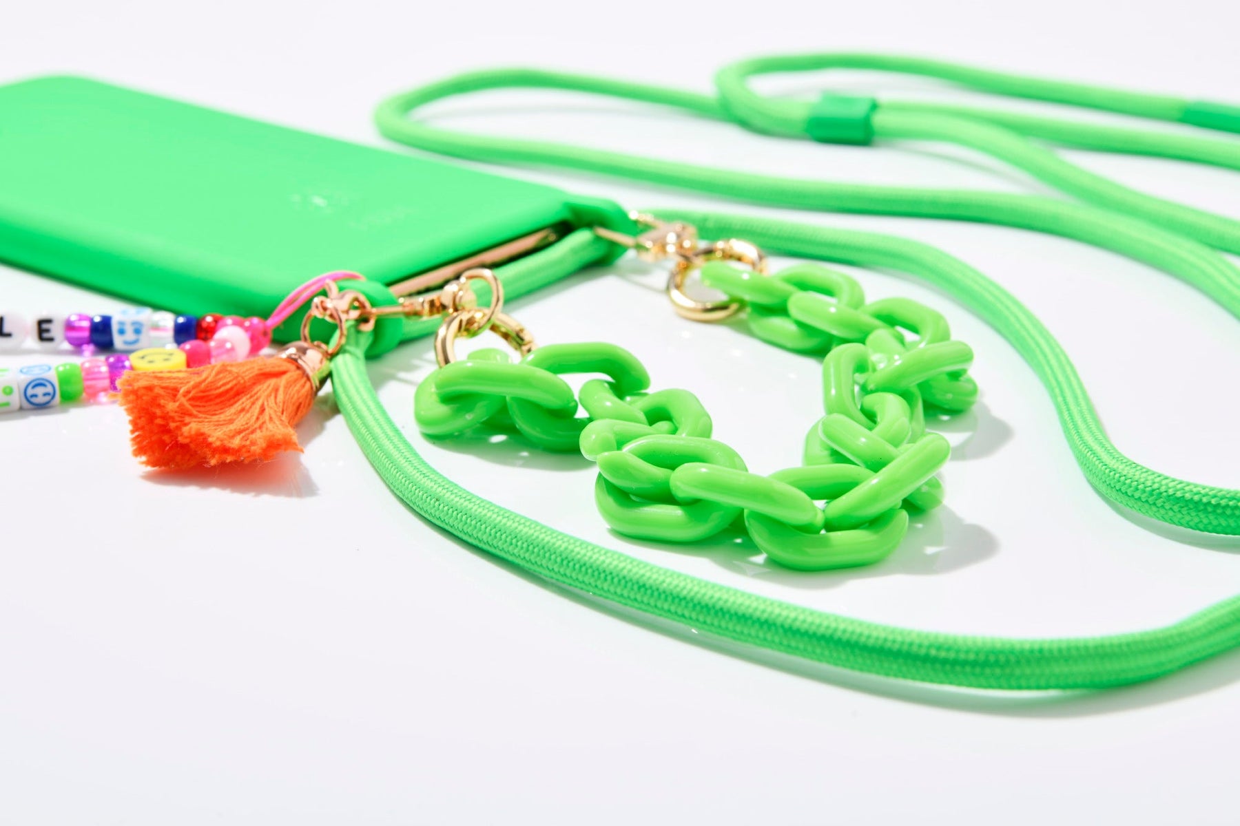 Silk Hook Lime (with chain)