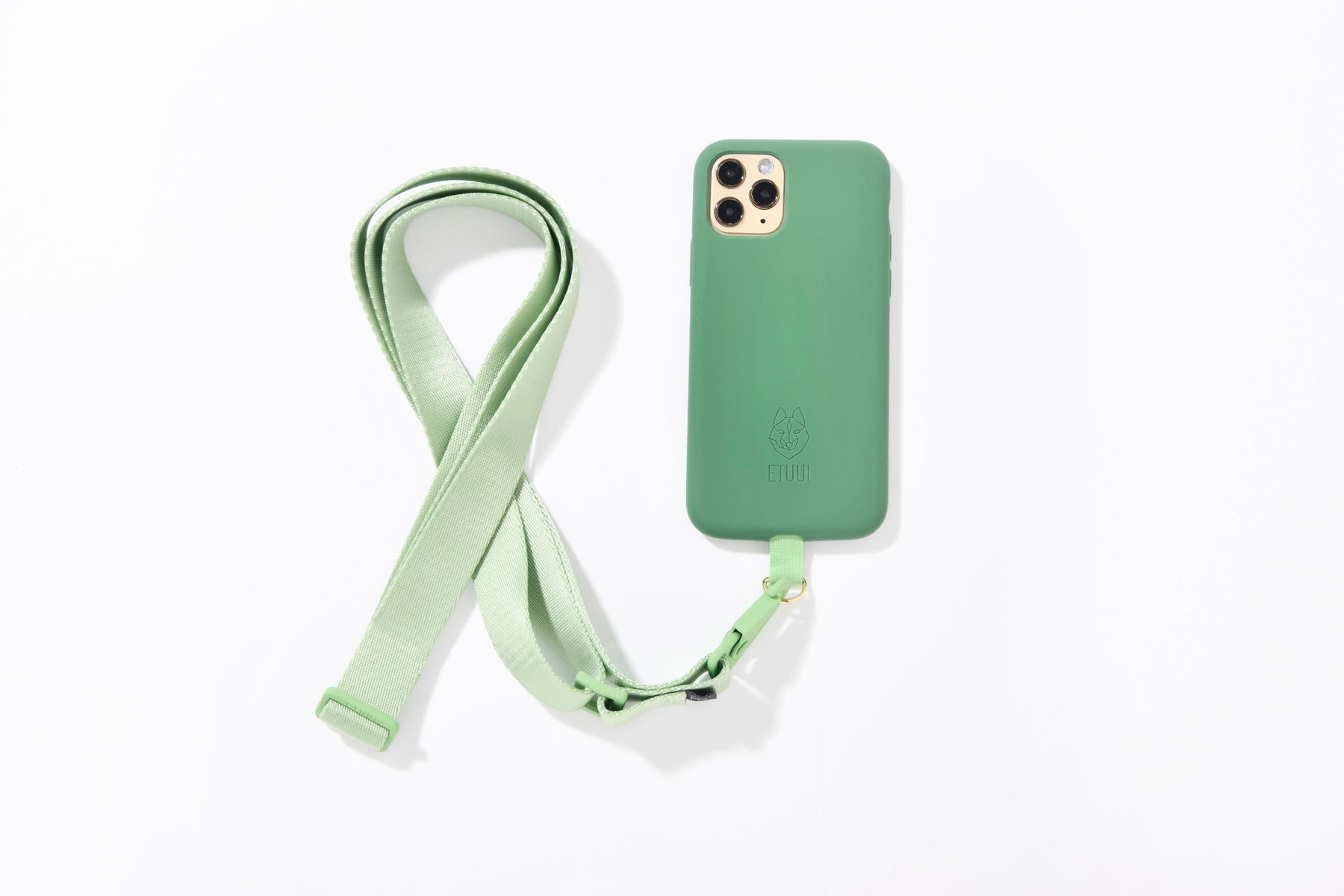 Silk matcha cell phone case