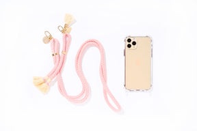 Lilly cell phone chain + clear case