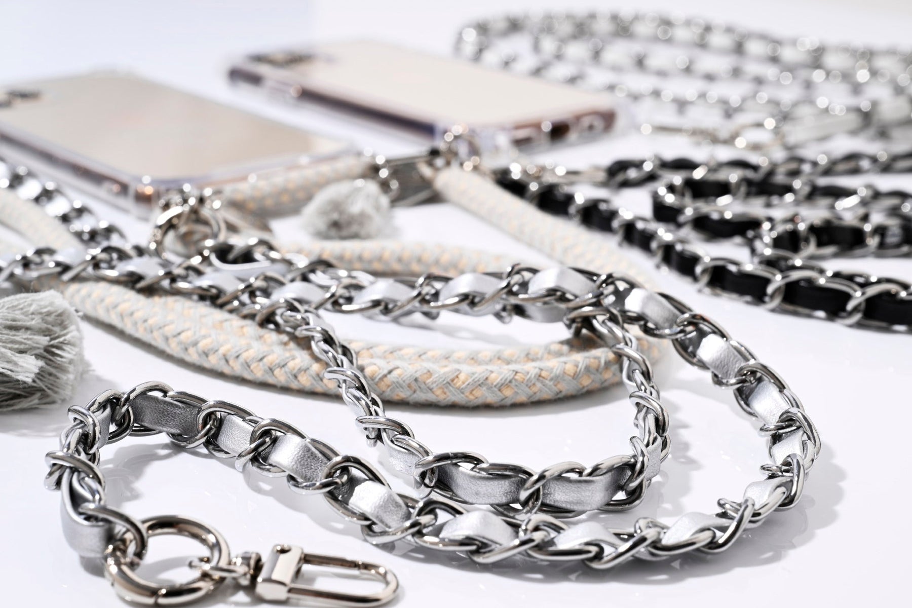Audrey Chain Long Silver