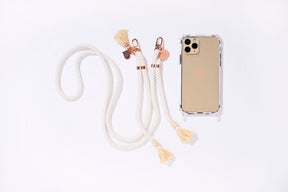 Alva Rosé Mobile cell phone chain + Clear Case - Special Edition