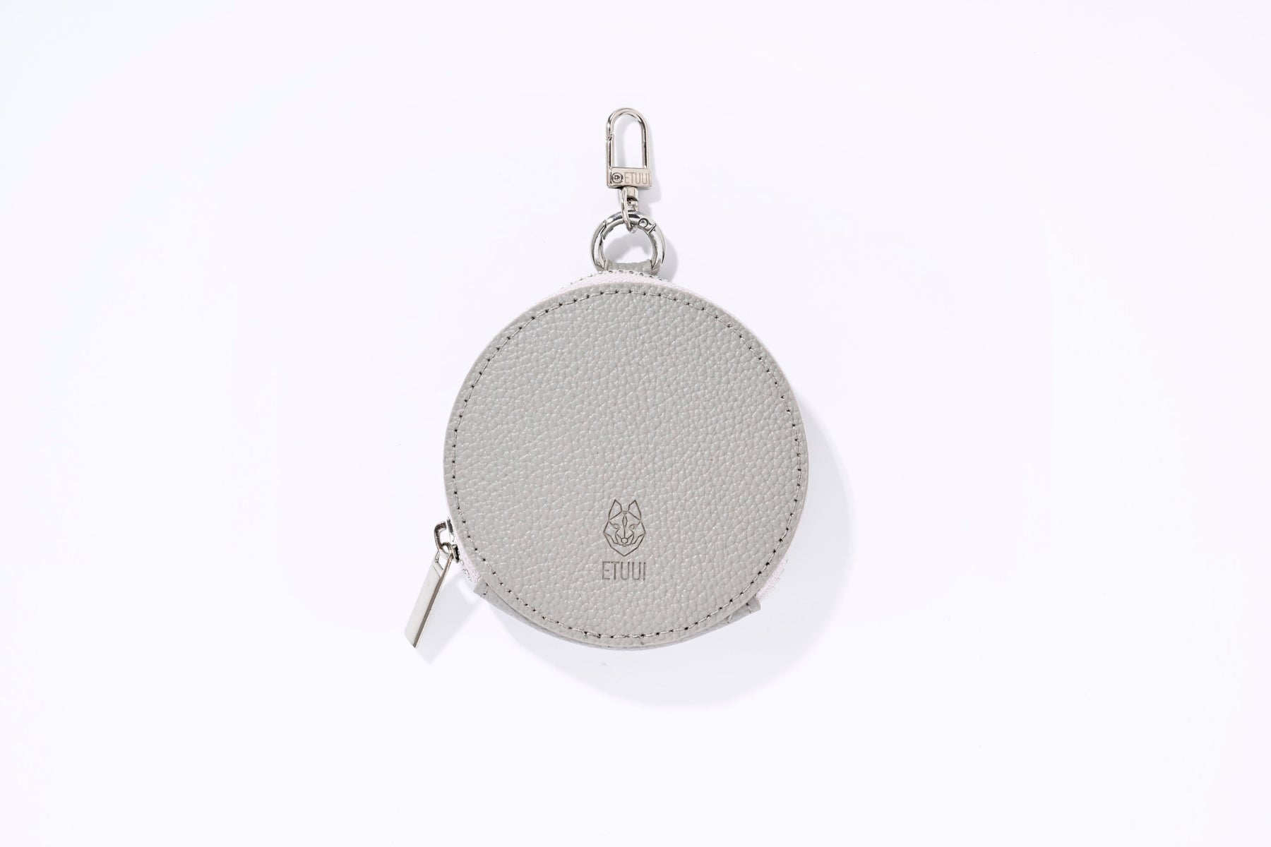 Clip Bag Taupe Silber