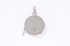 Clip Bag Taupe Silber